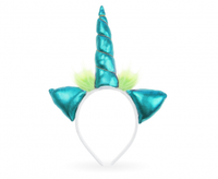 Opaska JEDNOROŻEC, turkusowa