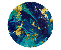 Talerzyki papierowe "Midnight Blue", 18 cm/ 6 szt.