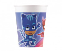 Kubeczki papierowe Pj Masks, 200 ml, 8 szt. Plastic Free
