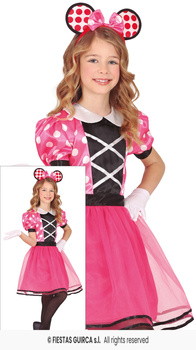 Strój Mała Myszka dla dziewczynki 7-9 lat, rozm. 129-137 cm