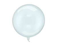 Balon Kula, 40cm, transparentny niebieski