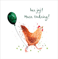 Kartka urodzinowa Bez Jaj