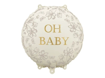 Balon foliowy pastylka Oh Baby, 35x35 cm,