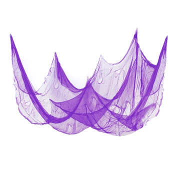 Dekoracja Halloween fioletowa 210x300cm