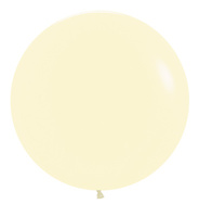 Balony Pastel Matte Yellow 24", 1 szt