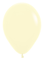 Balon 12" Matte Yellow, 1 szt 