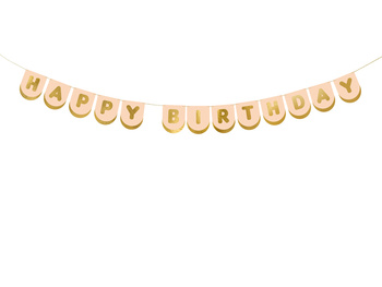 Baner Happy Birthday Konie, 13 x 150 cm.