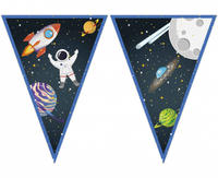 Banner "Rocket Space", flagi
