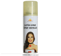 Spray do koloryzacji włosów, złoty brokat 125ml.