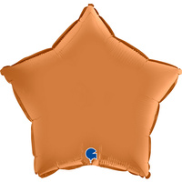 Balon Grabo 18'' Gwiazda satynowa karmelowa