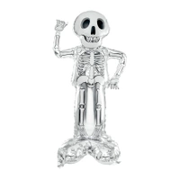 Balon foliowy stojący Kościotrup Halloween 156cm