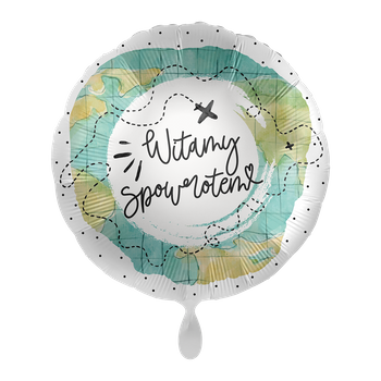 Balon foliowy 18" Welcome back - Witamy z powrotem