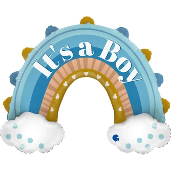 Balon foliowyBoho Blue Rainbow 31" - 78 cm