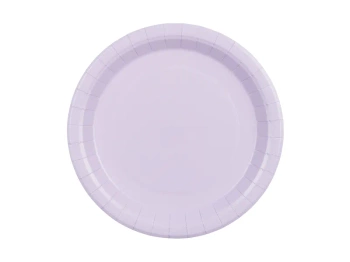 Talerzyki papierowe, lawenda, 23cm