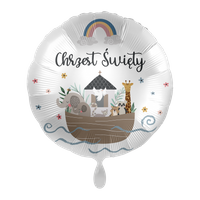 Balon foliowy 18" Baptize ark - Chrzest Święty 
