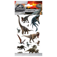 Tatuaże 12 szt Jurassic World Dinozaury 