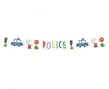 Girlanda papierowa Police, 300 cm