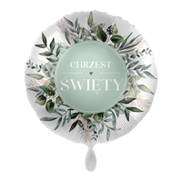 Balon foliowy 18" Grennery baptize - Chrzest Święty 