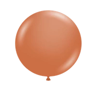 Balony Tuftex Burnt Orange 17", 50 szt