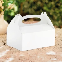 Pudełko na ciasto białe 10 szt. DIY