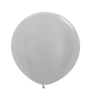Balony Sempertex, Pearl Silver 24", 1 szt