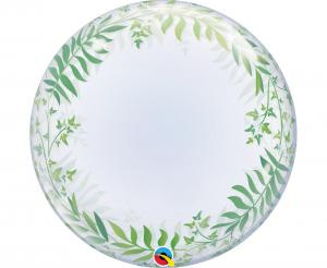 Balon Bubble Deco "Elegant Greenery" 24''
