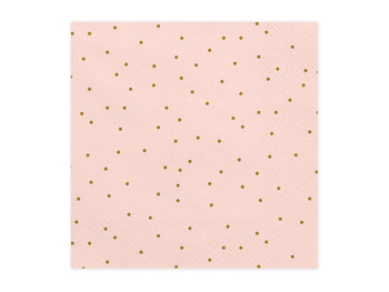 Serwetki Kropeczki, 33x33 cm