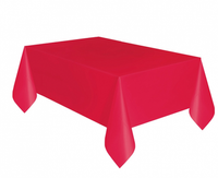Obrus czerwony, rozm. 137 x 275 cm