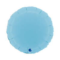 Balon Grabo 18'' Okrągły Matowy Blue