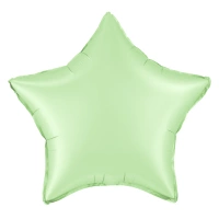 Balon foliowy Gwiazda pistacjowy matowy 18cali