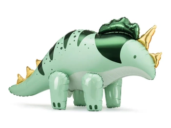 Balon foliowy Triceratops, 101x60.5cm, zielony