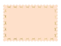 Obrus papierowy Kokardki, różowy, 180 x 120 cm