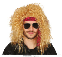 Peruka Rocker kręcony męska