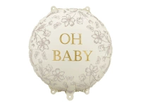 Balon foliowy pastylka Oh Baby, 35x35 cm,