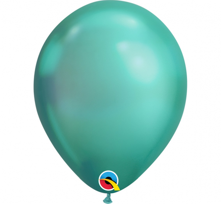 Balon QL 12" Chrom Zielony