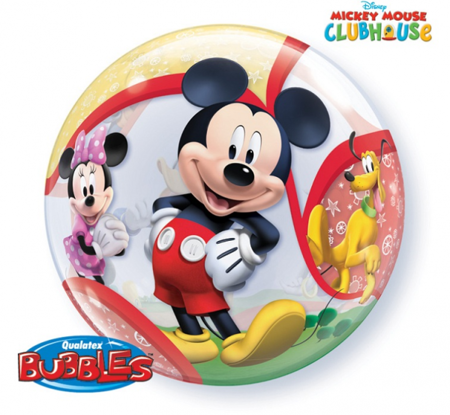 Balon foliowy 22" QL Bubble "Mickey & His Friends"