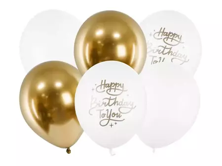 Balony 30cm, Happy Birthday To You, mix