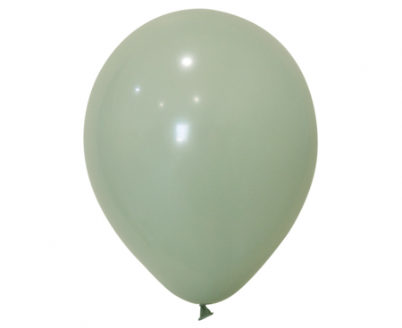 Balony Beauty&Charm, pastelowe szaro-zielone 12"/ 50 szt.