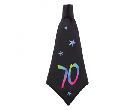 Krawat urodzinowy B&C 70, rozm. 42x18 cm