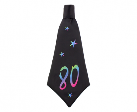 Krawat urodzinowy B&C 80, rozm. 42x18 cm
